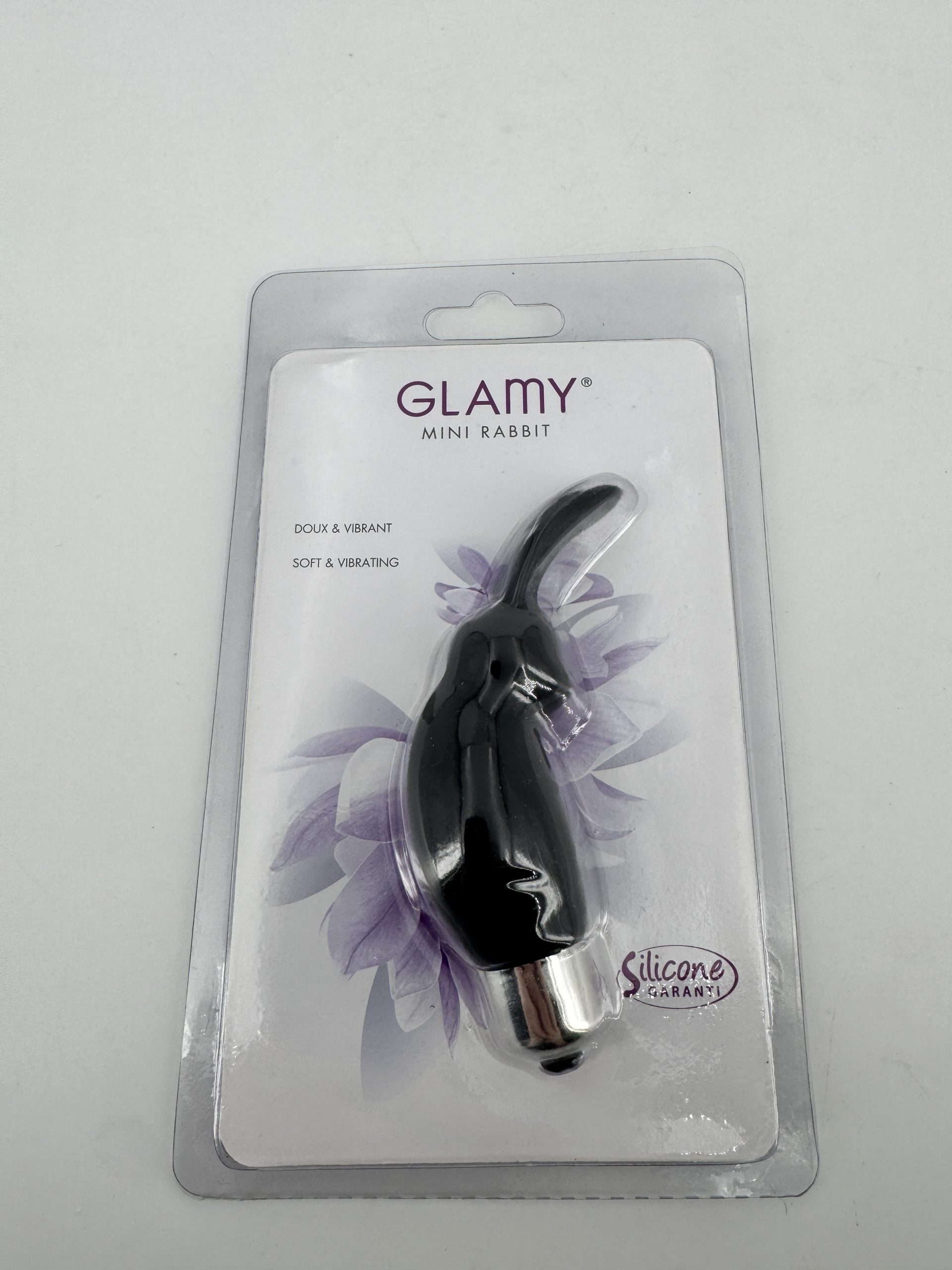 Stimulateur Clitoridien Mini Rabbit Noir Glamy