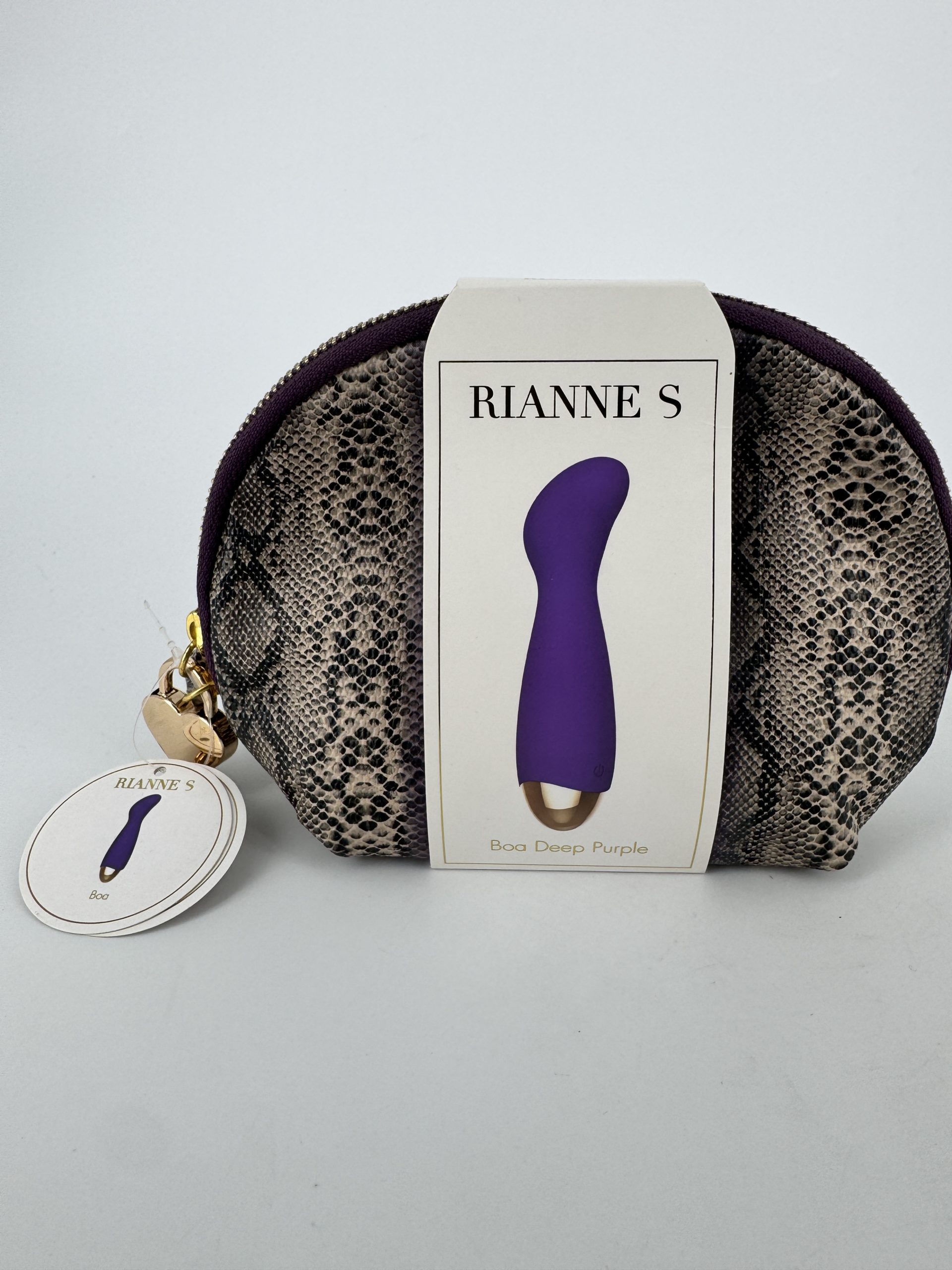 Boa Mini-vibromasseur pour point G - Violet Rianne S - trousse lézard