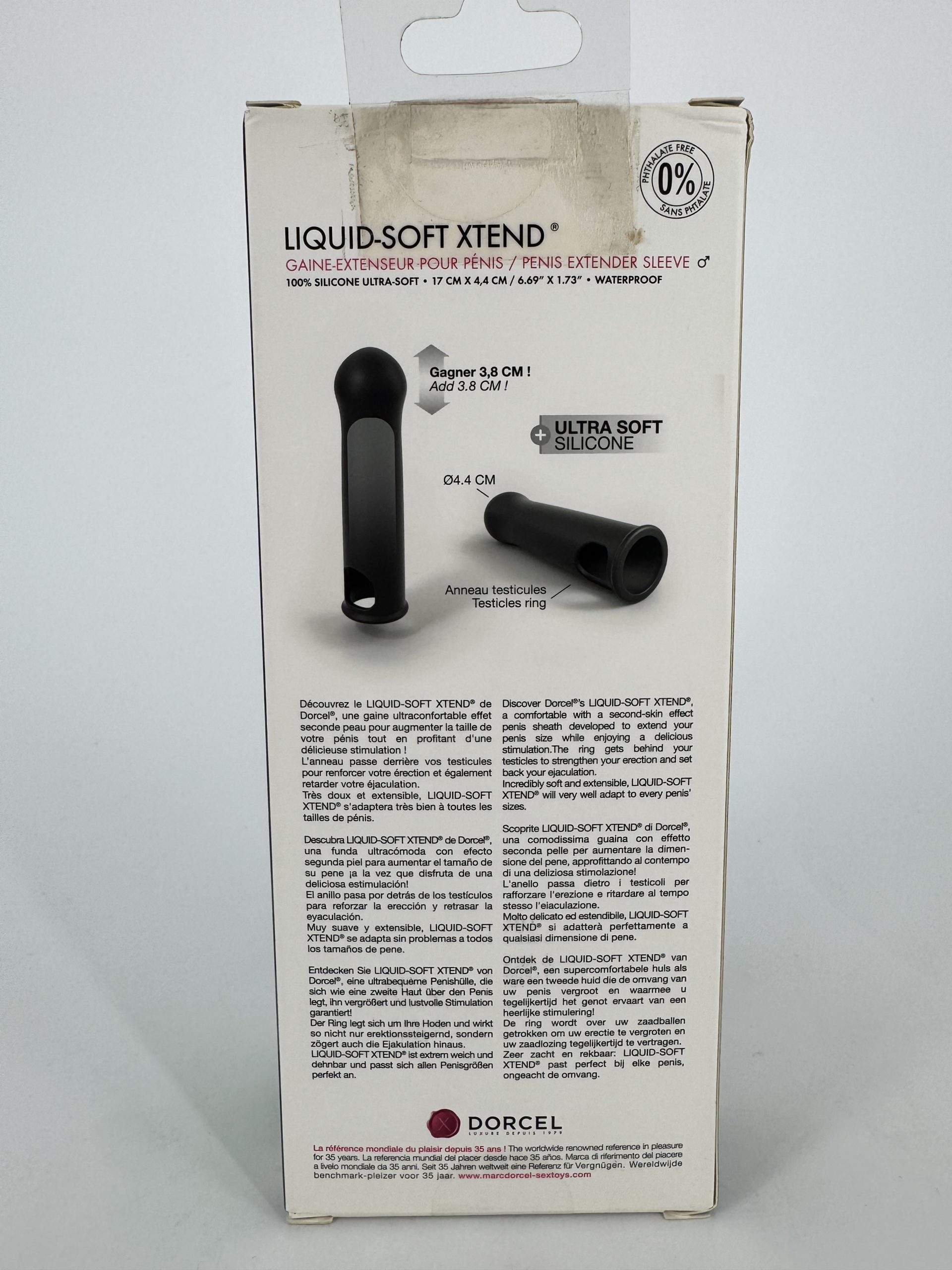 Gaine extenseur pour pénis Liquid-soft Xtend - Dorcel