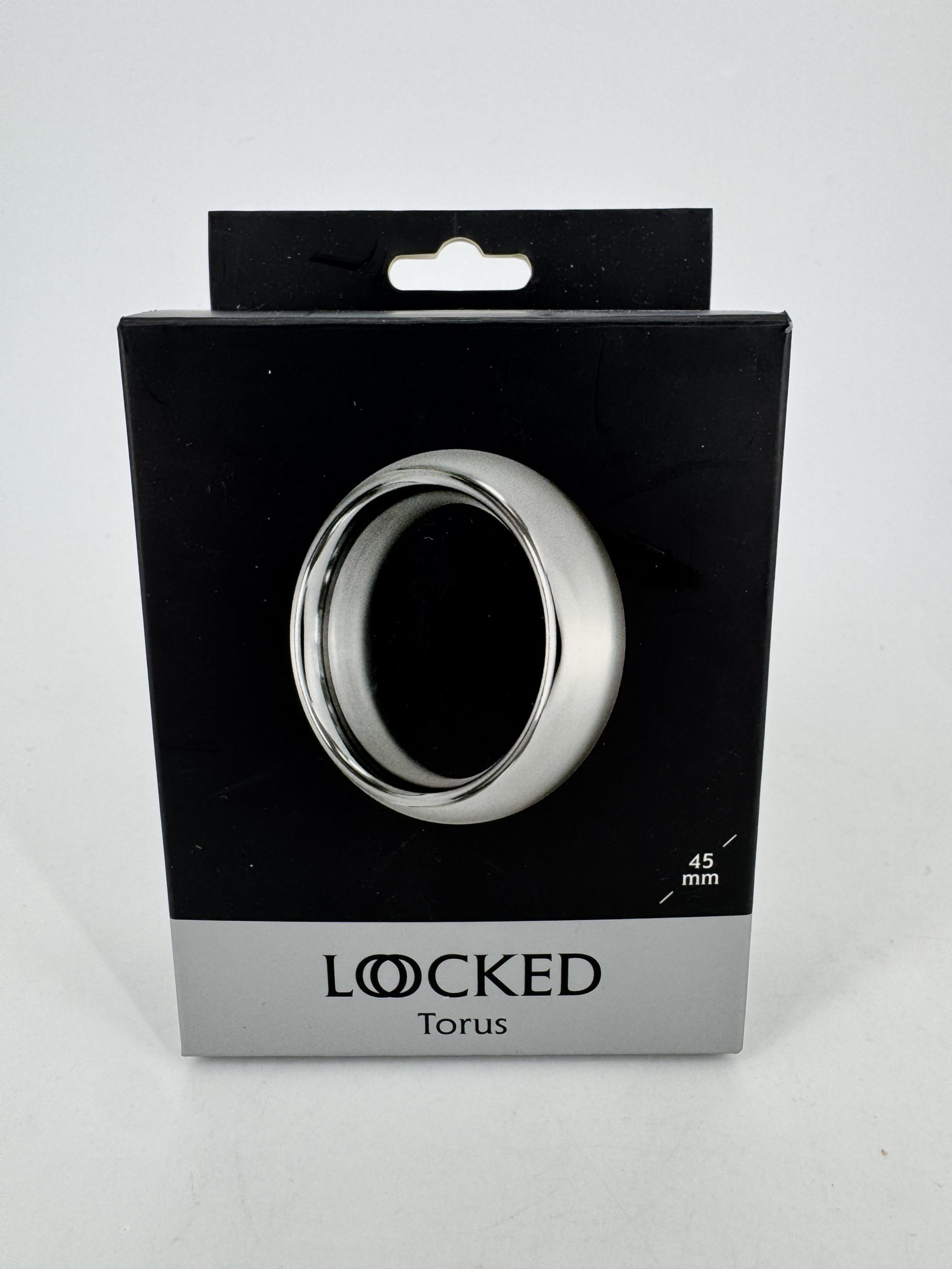 Cockring métallique acier inoxydable - 45 mm - Locked Torus