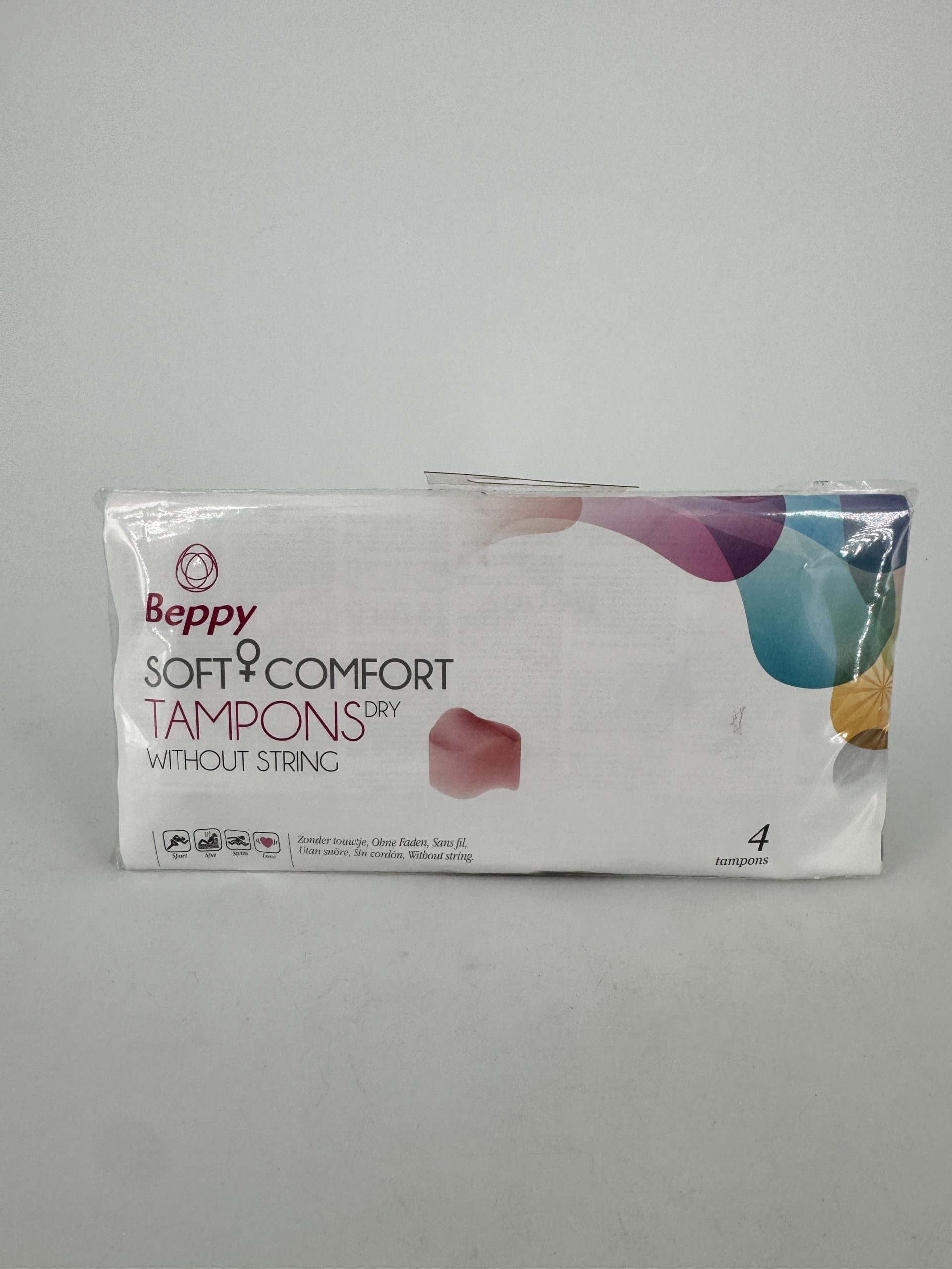 Tampons lot de 4 Beppy rose Soft comfort