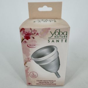 Coupe Mentruelle Yoba Nature Santé Blanc Silicone L
