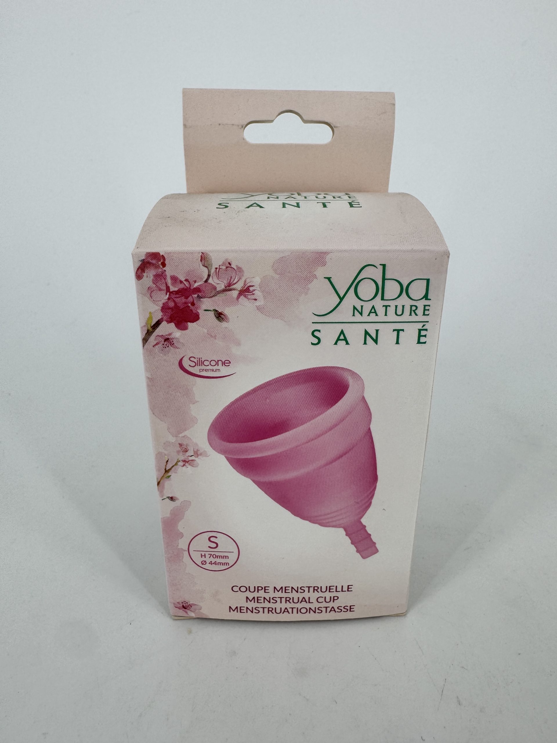 Coupe Mentruelle Yoba Nature Santé Blanc Silicone S