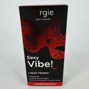 Gel Liquide excitant vibrateur Sexy Vibe Hot Orgie