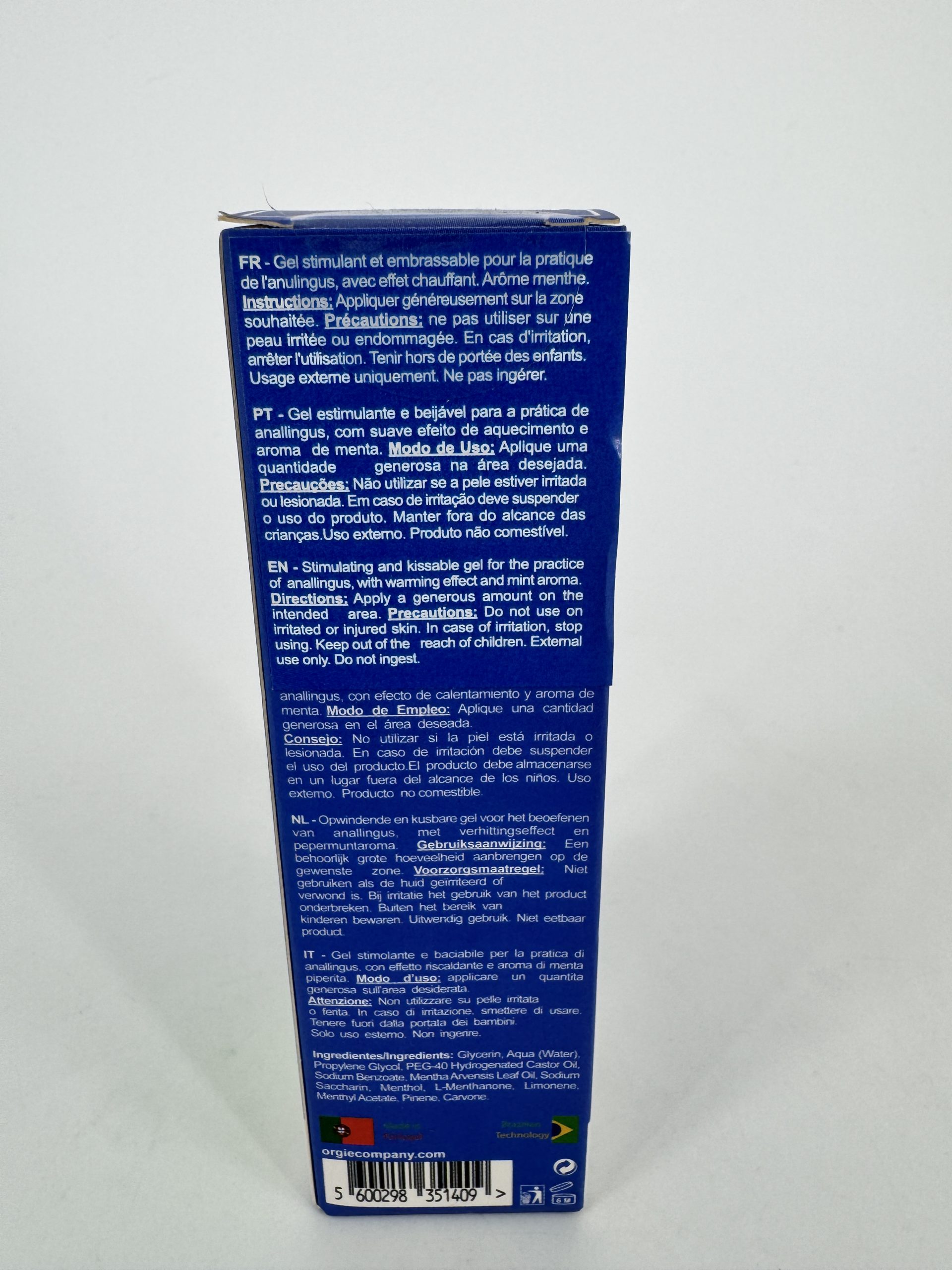 Gel stimulant spécial anulingus Greek Kiss