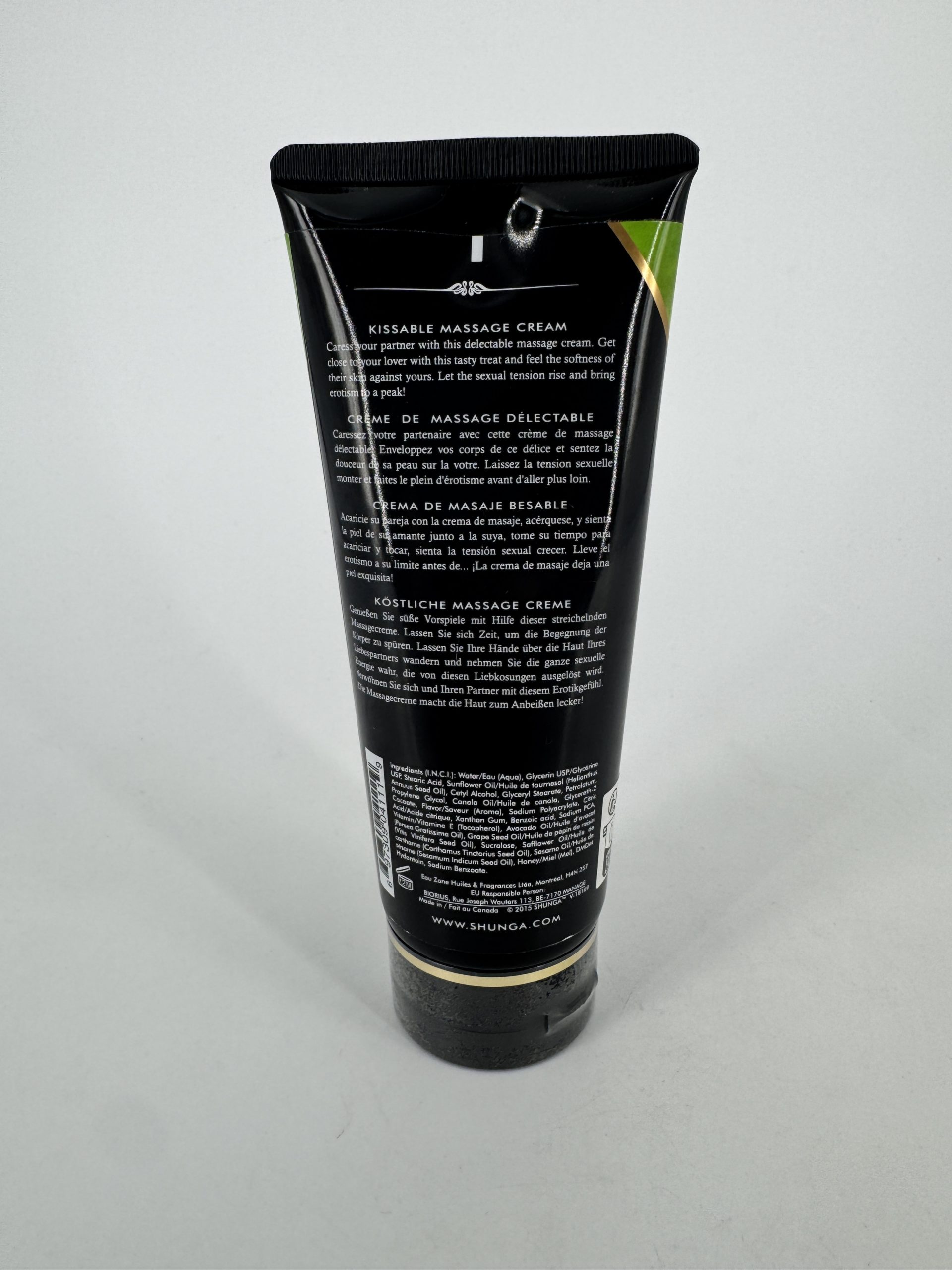 Crême de massage thé vert Shunga 200 ml