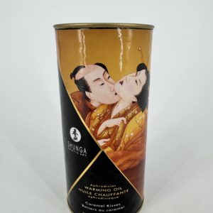 Huile chauffante caramel comestible aphrodisiaque 100ml