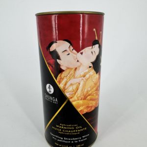 Huile chauffante Framboise comestible aphrodisiaque 100ml