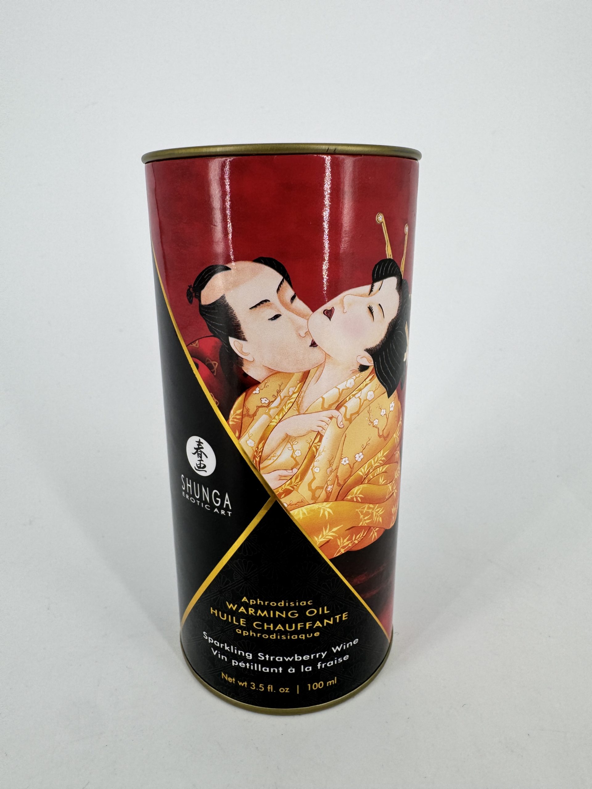 Huile chauffante Framboise comestible aphrodisiaque 100ml
