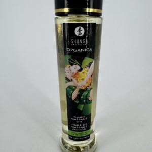 Huile de Massage Organique Thé vert exotique - Shunga 240ml