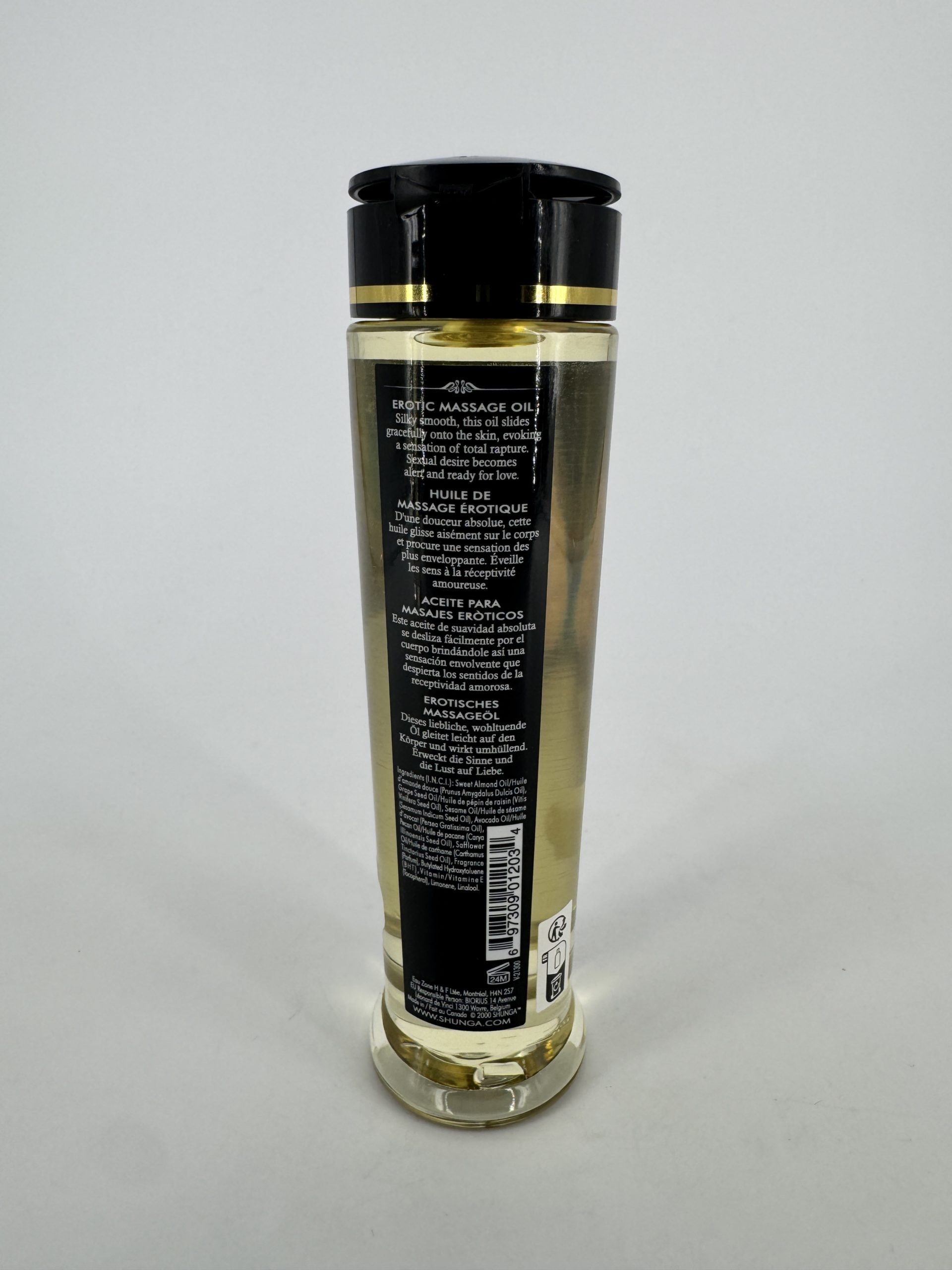 Huile de Massage Organique Pêche - Shunga 240ml