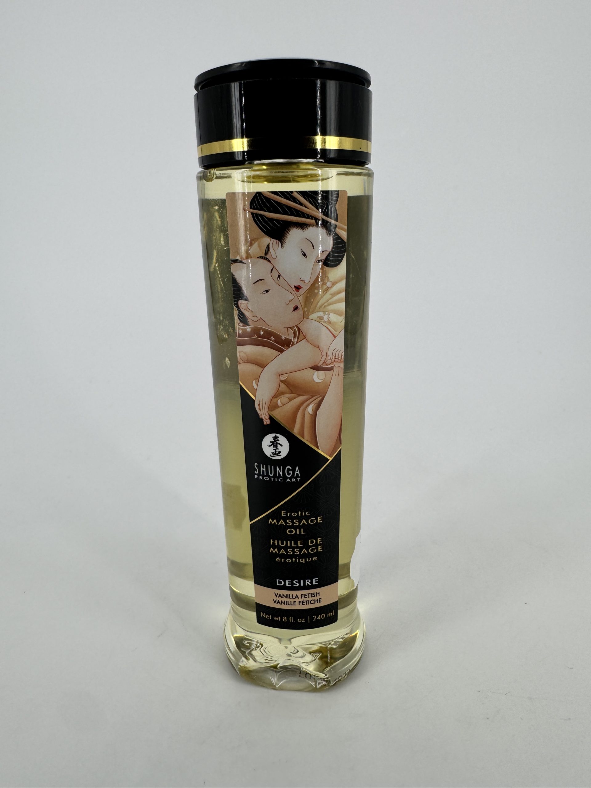 Huile de Massage Organique Vanille fétiche - Shunga 240ml