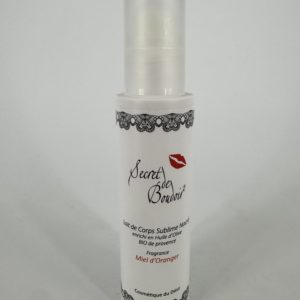 Lait de corps sublime nacré huile d'olive bio Miel d'oranger - Secret de boudoir