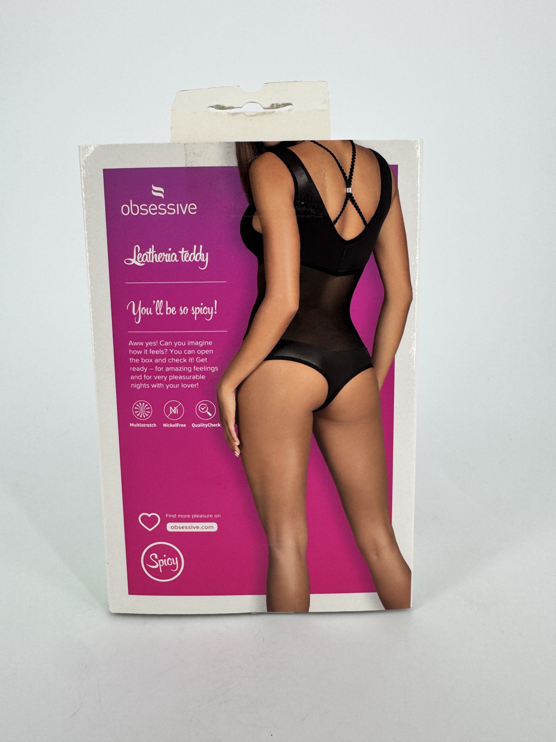Leatheria Body Noir Obsessive - taille L/XL