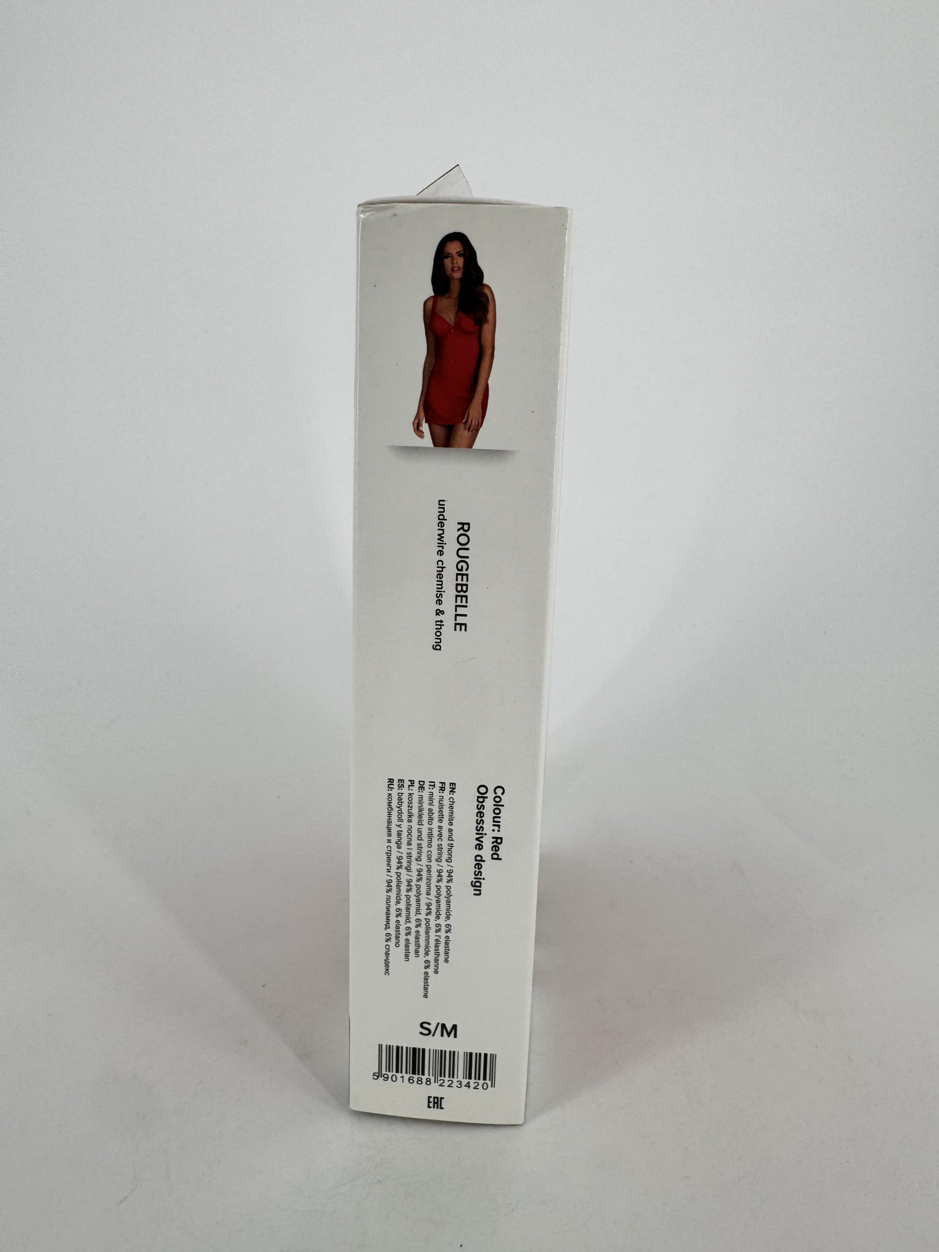 Rougebelle Nuisette rouge Obsessive - taille S/M