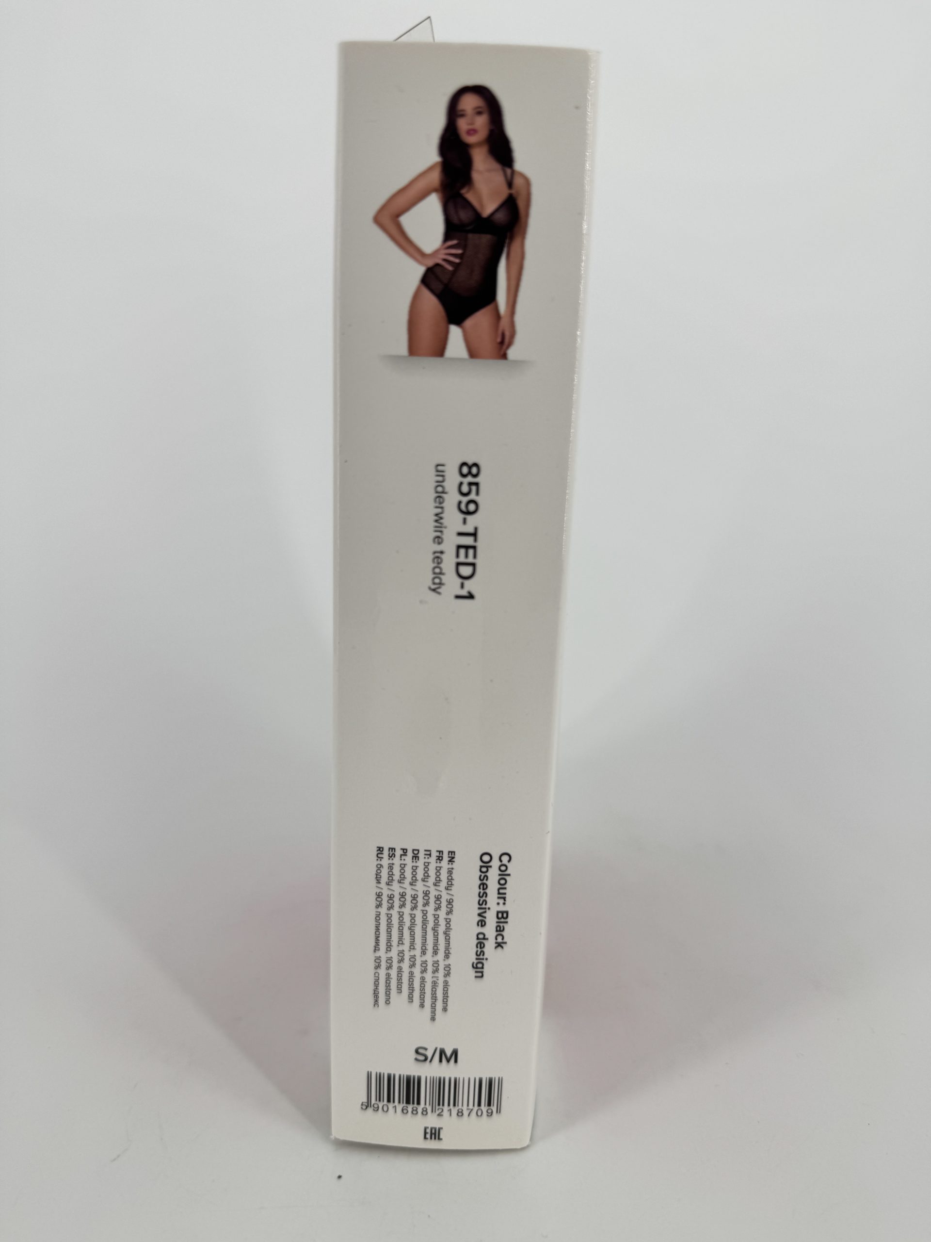 Ted body noir Obsessive - taille S/M