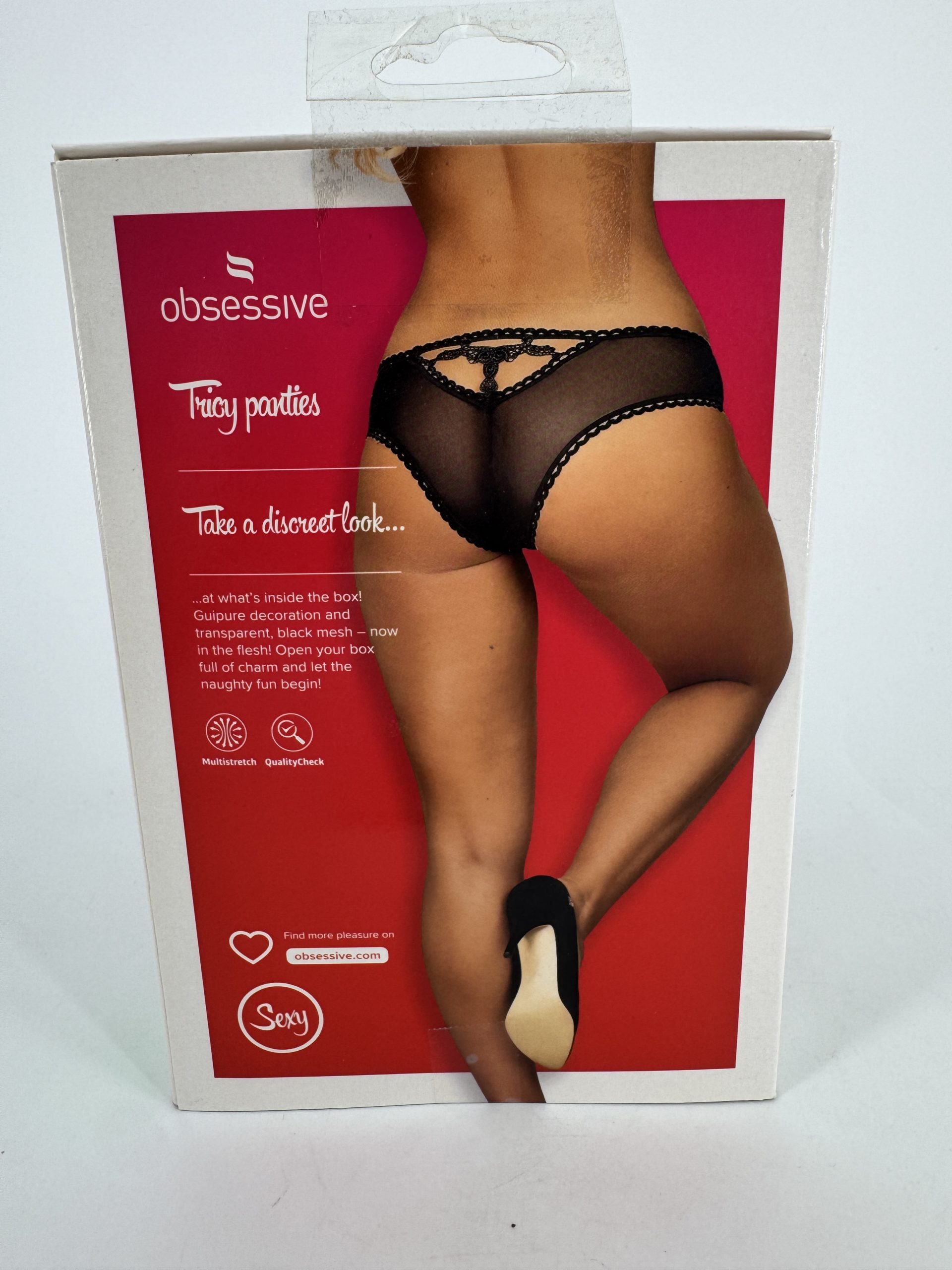 Shorty Tricy noir Obsessive - taille S/M
