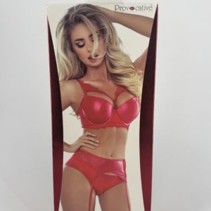 Ensemble en dentelle rouge Provocative taille L/XL