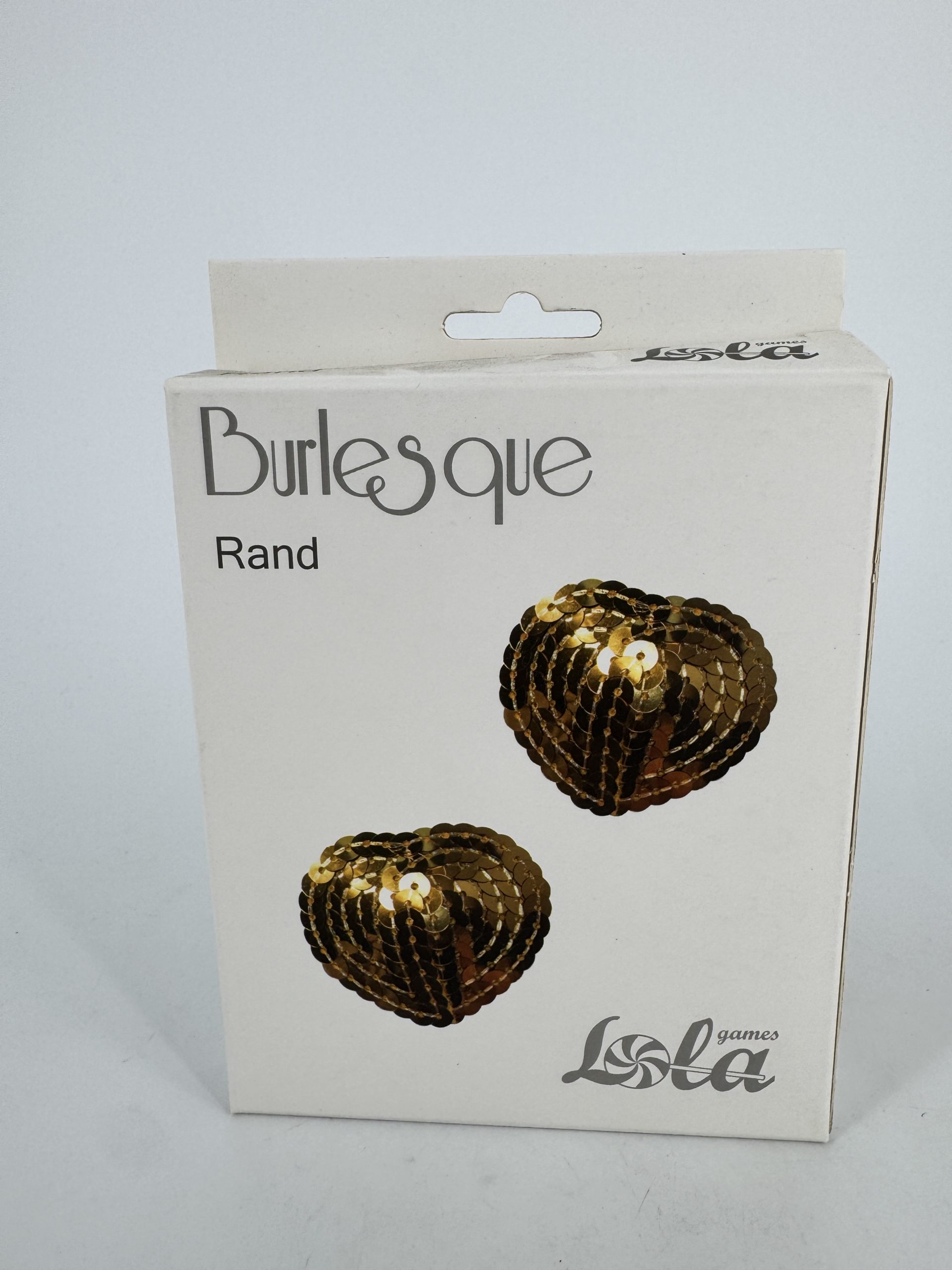 Autocollants de mamelon dorés burlesque Lola Games