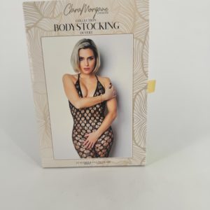 Body noir ouverture taille et épaules Clara Morgane 99011