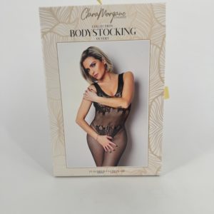 Body noir ouverture taille et épaules Clara Morgane 99008