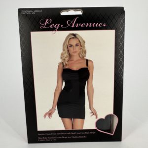 Mini-robe drapée Spandex Leg Avenue L/G