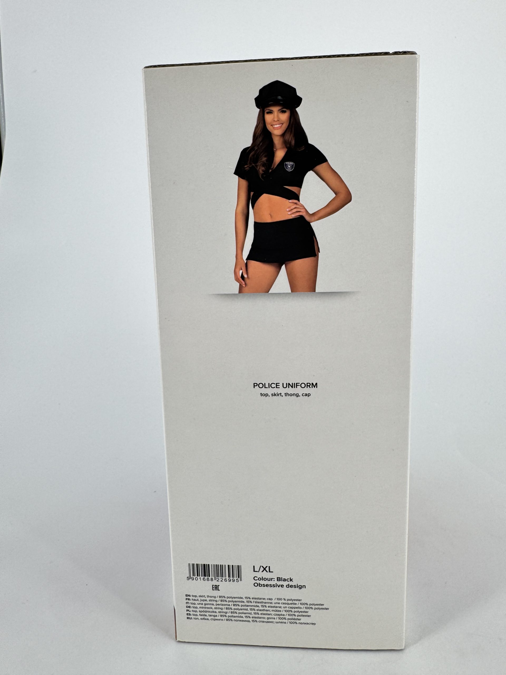 Uniforme de police femme noir L/XL