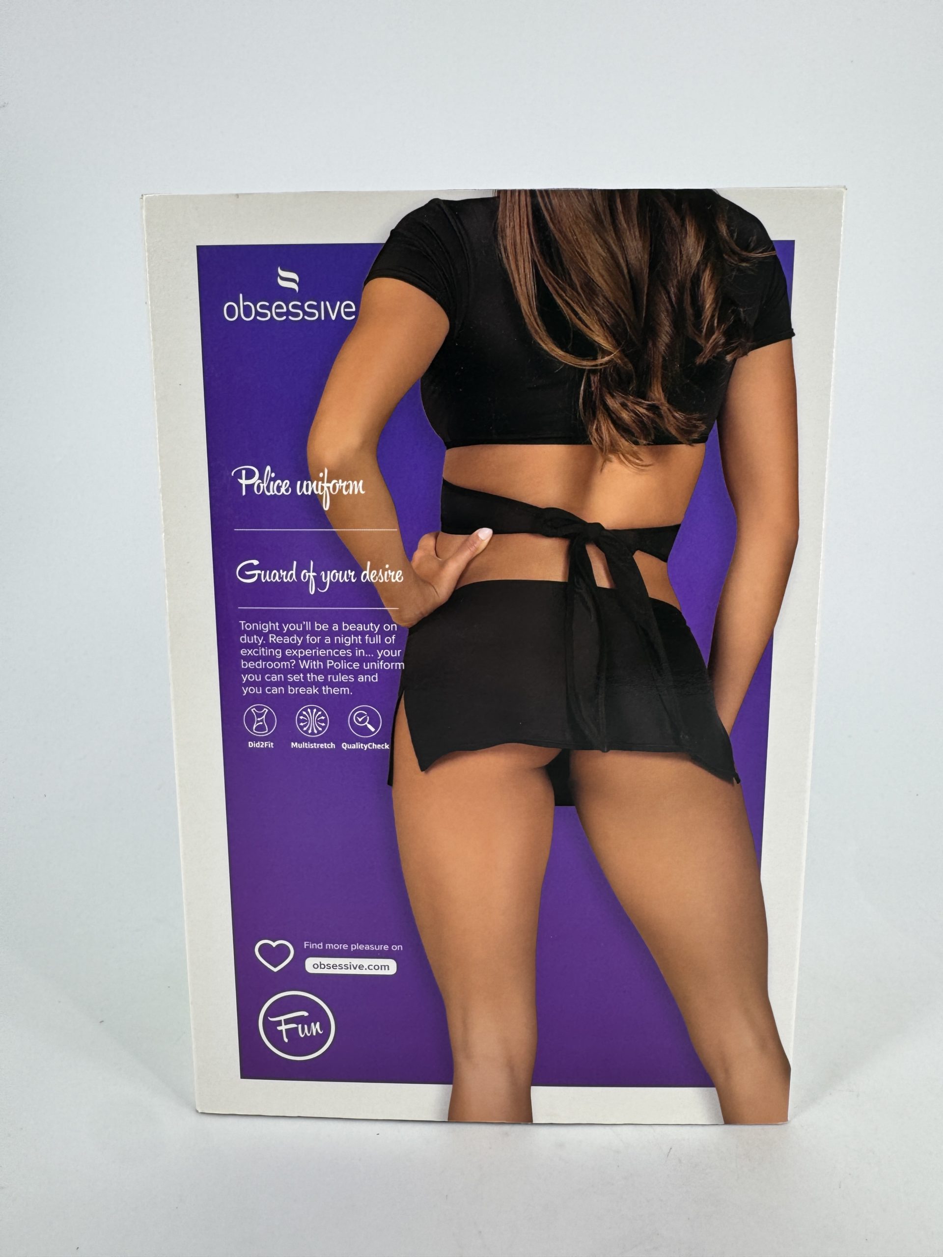 Uniforme de police femme noir L/XL
