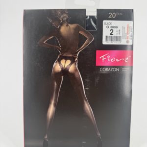 Collants Corazon Fiore noir O5009 taille 2