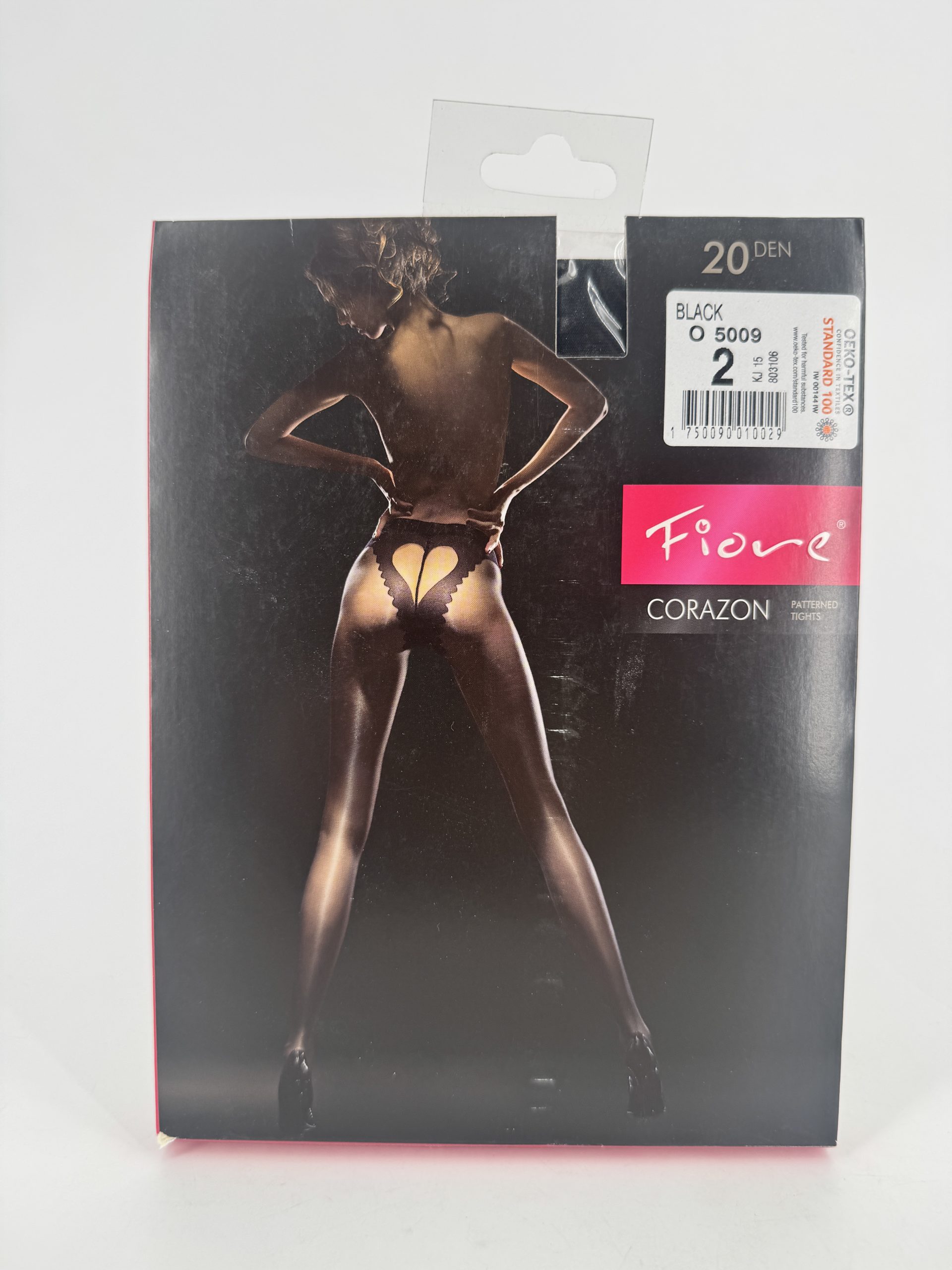Collants Corazon Fiore noir O5009 taille 2